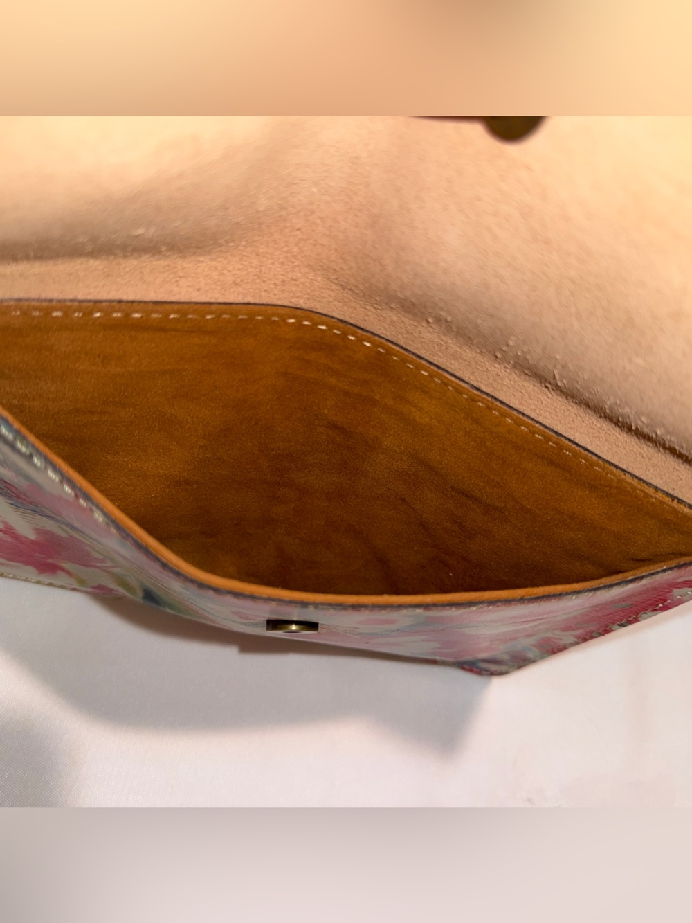 Patricia Nash Floral Envelope Clutch in Cream, Pink, Red, Green, Blue - Picture 3 of 7